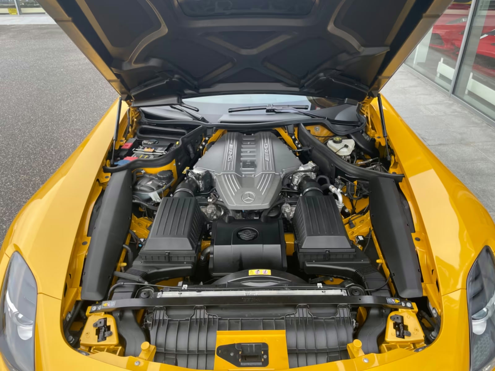 Mercedes-Benz SLS AMG Black Series AMG V8 engine bay