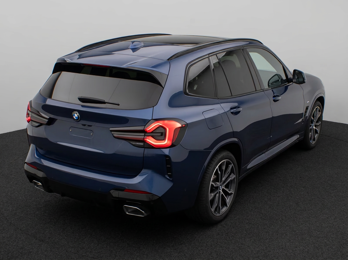 BMW X3 xDrive M Sport — rear three-quarter view