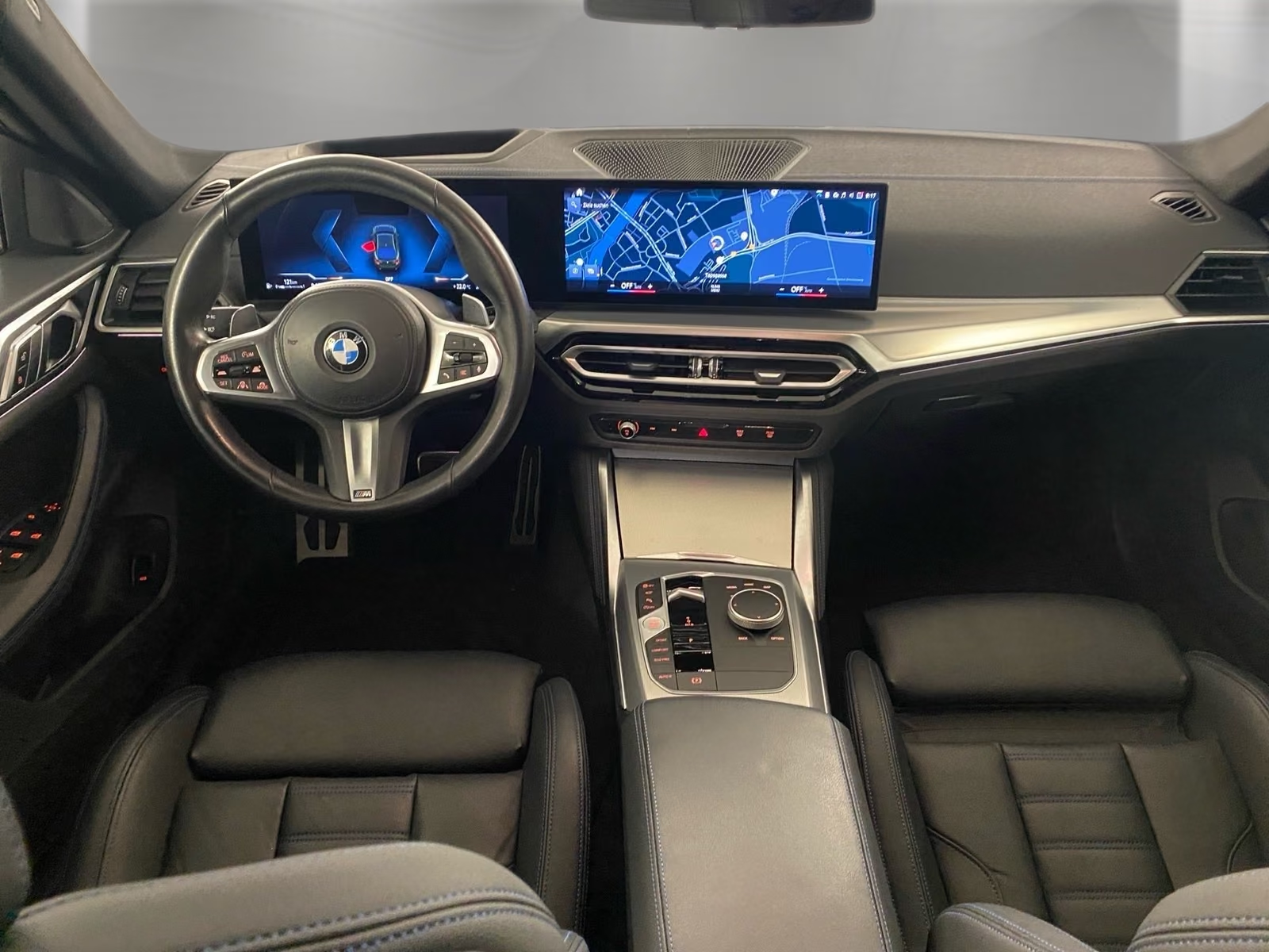 BMW 430i xDrive Gran Coupé 2023 — cockpit with BMW Live Cockpit Professional