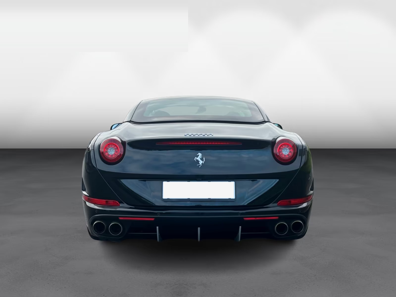 Ferrari California T rear view with quad exhausts