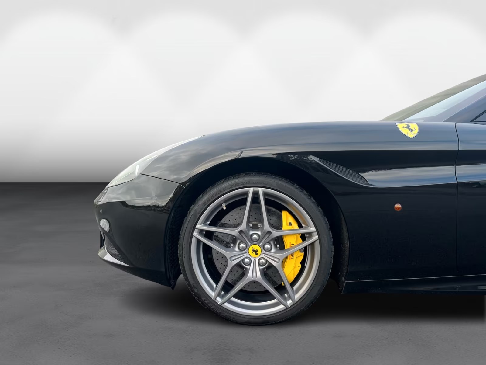 Ferrari California T side profile in the studio