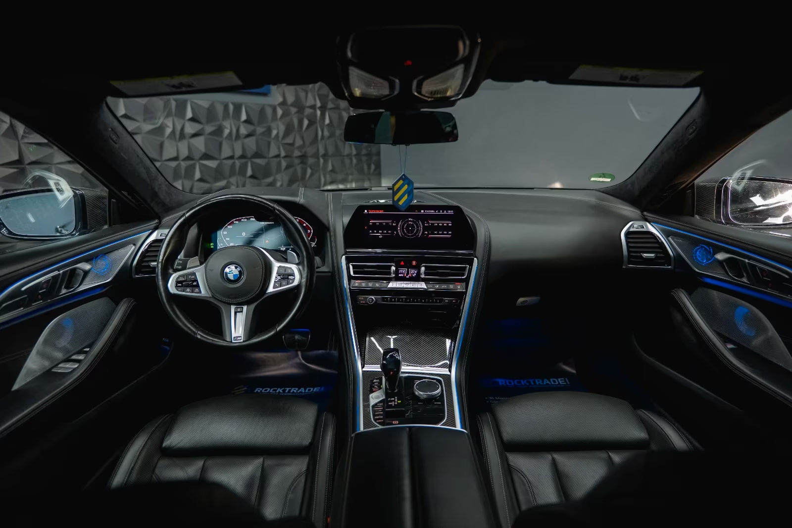 BMW M850i xDrive Gran Coupé — black Merino leather cockpit