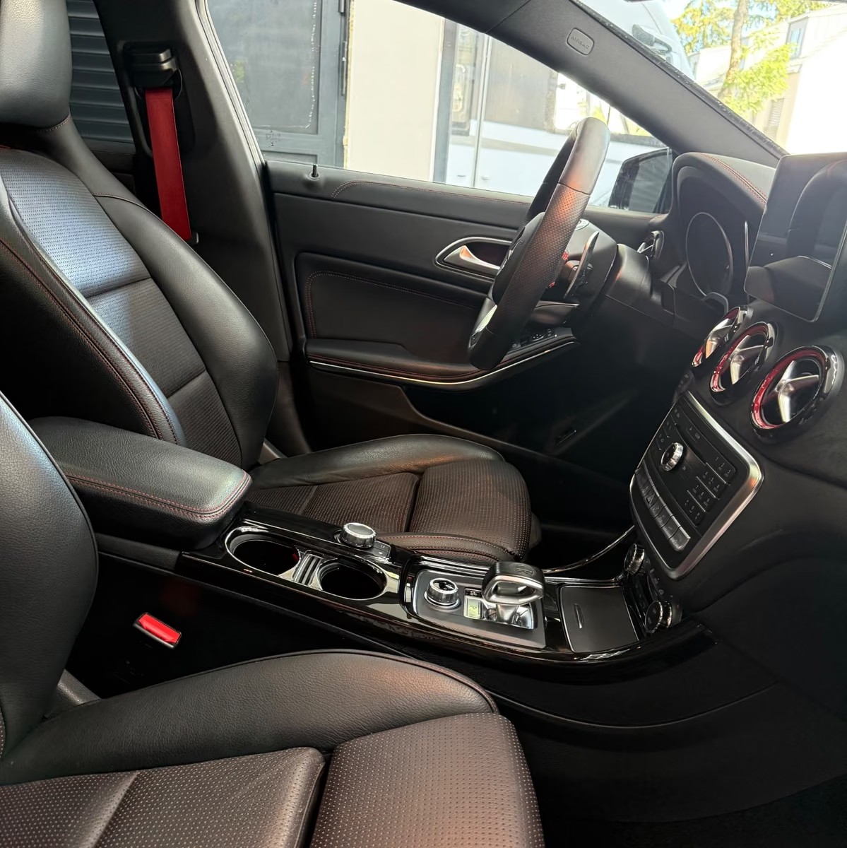 Mercedes-AMG CLA 45 4MATIC interior with centre console