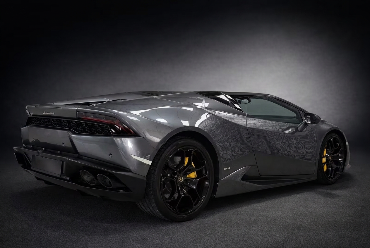 Lamborghini Huracán LP 610-4 Spyder 2016 — rear three-quarter view