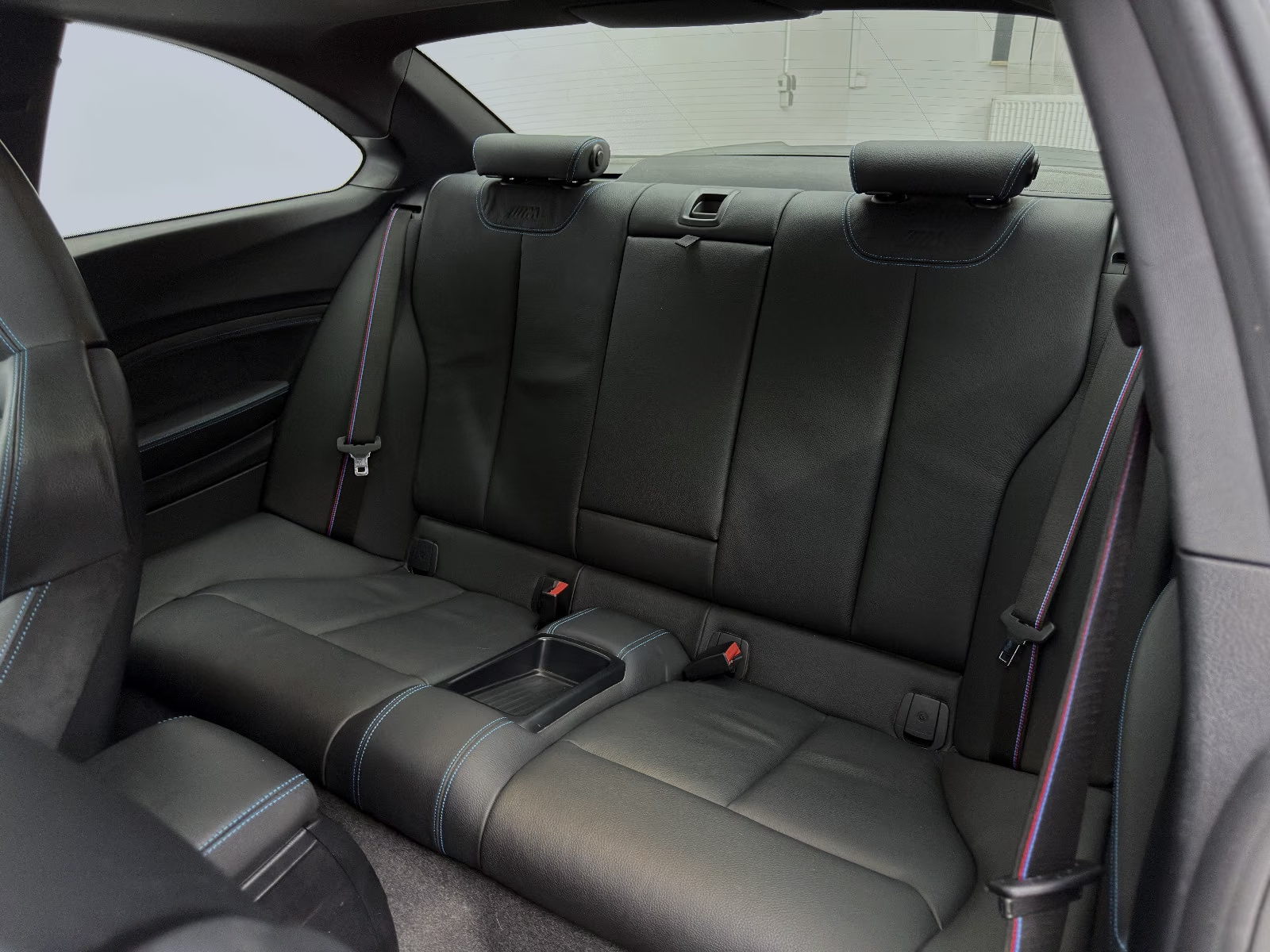 BMW M2 Competition — rear leather seating