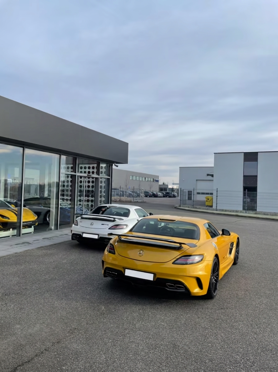 Mercedes-Benz SLS AMG Black Series rear view
