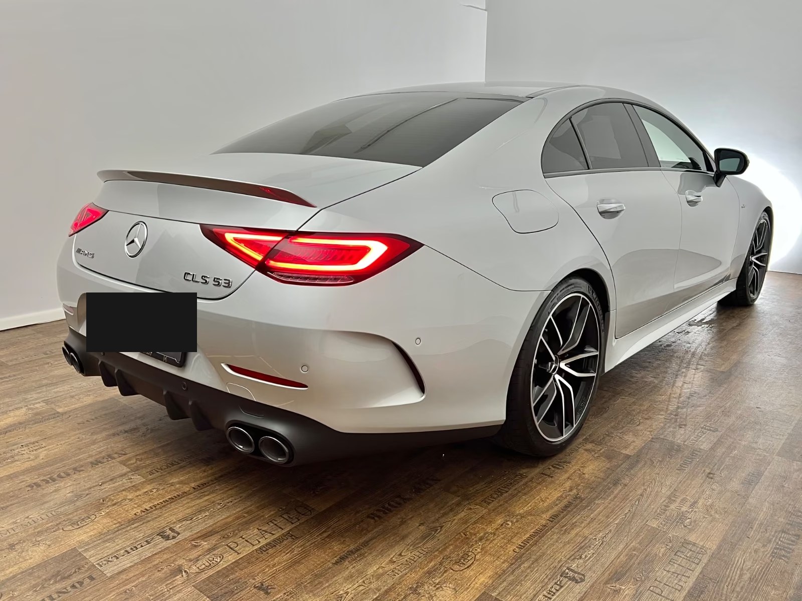 Mercedes-AMG CLS 53 4MATIC+ rear view with boot spoiler
