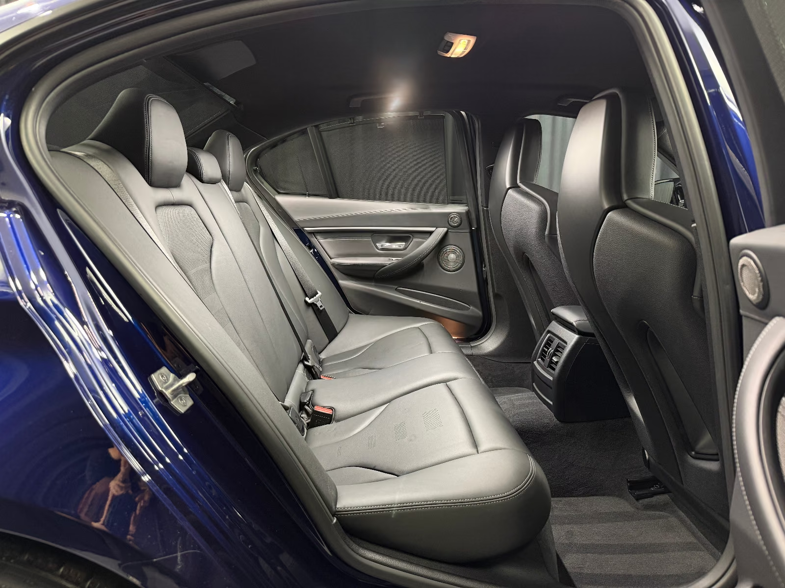 BMW M3 Competition F80 — rear seating