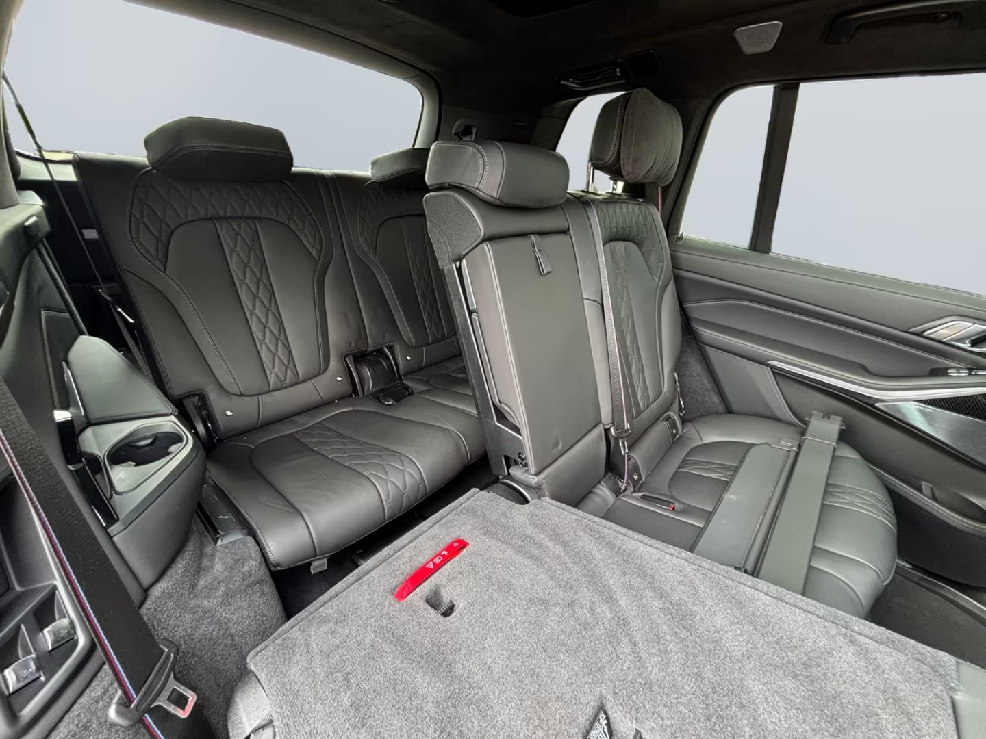 Third-row seating and second-row comfort seats in the BMW X7.